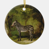 George Stubbs | A Zebra, 1763 (olie op doek) Keramisch Ornament (Voorkant)