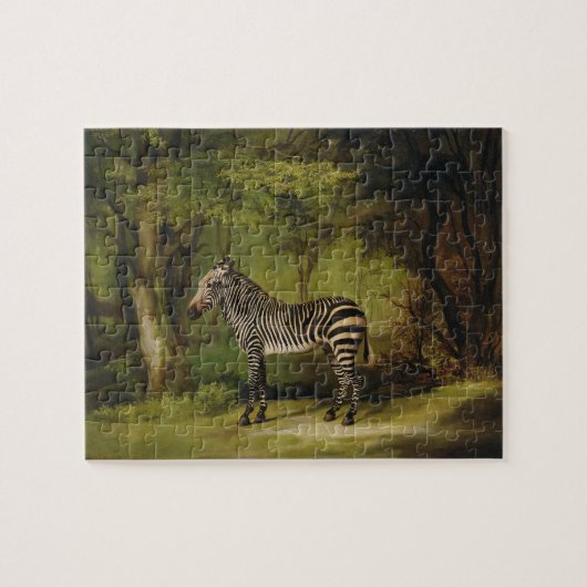 George Stubbs | A Zebra, 1763 (olie op doek) Legpuzzel (Horizontaal)