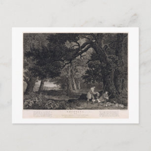 George Stubbs   Afschieten, bord 4, gegraveerd doo Briefkaart