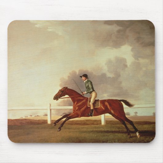 George Stubbs | Bay Malton met John Singleton Up, Muismat (Voorkant)