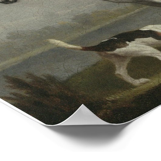 George Stubbs - Een dapple Gray Hunter Poster (Hoek)