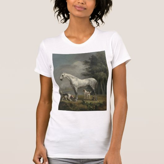 George Stubbs - Een dapple Gray Hunter T-shirt (Voorkant)