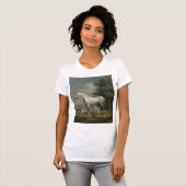 George Stubbs - Een dapple Gray Hunter T-shirt (Voorkant volledig)