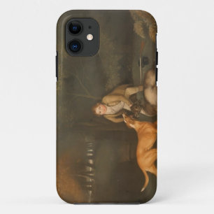 George Stubbs-Freeman met een duiveltje en hond iPhone 11 Hoesje