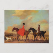 George Stubbs- John en Sophia Musters Briefkaart (Voorkant)