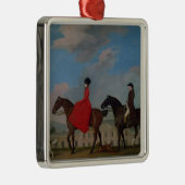 George Stubbs | John en Sophia Musters op  Metalen Ornament (Rechts)