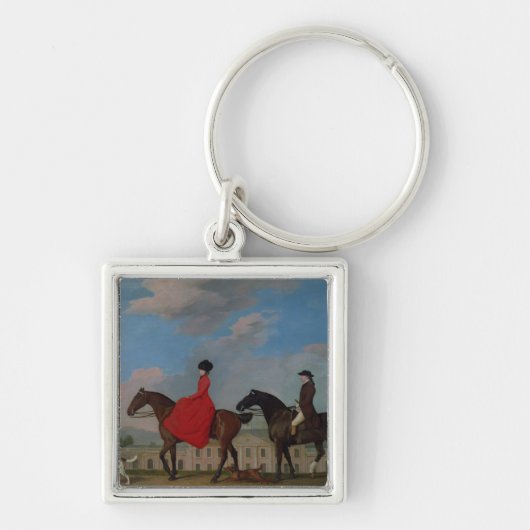 George Stubbs | John en Sophia Musters op Sleutelhanger (Voorkant)