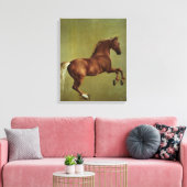 George Stubbs | Klokje, 1762 Canvas Afdruk (Insitu (Woonkamer))