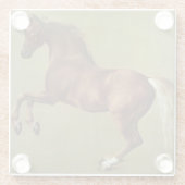 George Stubbs | Klokje, 1762 Glazen Onderzetter (Achterkant)