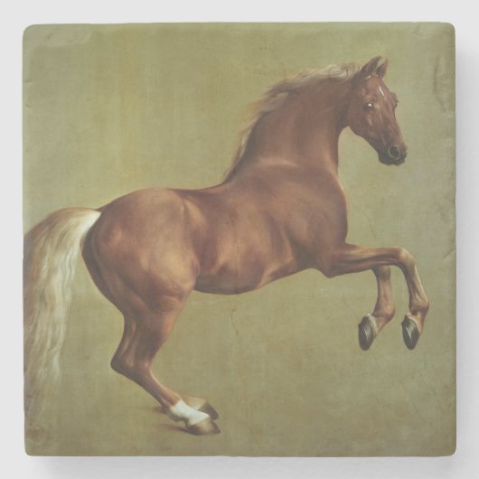 George Stubbs | Klokje, 1762 Stenen Onderzetter (Voorkant)