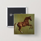 George Stubbs | Klokje, 1762 Vierkante Button 5,1 Cm (Voorkant /achterkant)