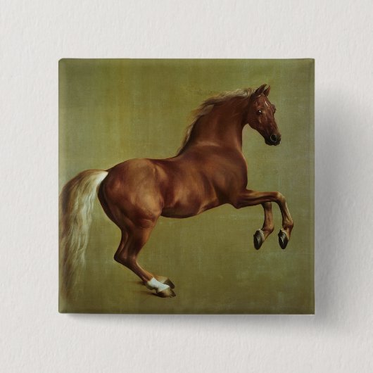 George Stubbs | Klokje, 1762 Vierkante Button 5,1 Cm (Voorkant)