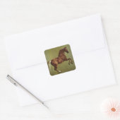 George Stubbs | Klokje, 1762 Vierkante Sticker (Envelop)