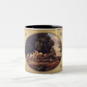 George Stubbs | Laboratoria, 1781 (amel op koekjes Tweekleurige Koffiemok (Center)