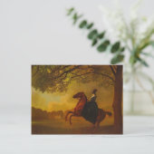 George Stubbs- Laetitia, Lady Lade Briefkaart (Staand voorkant)