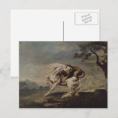 George Stubbs- Lion die een paard aanvalt Briefkaart (Voorkant / Achterkant)