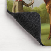 George Stubbs | Luster, gehouden door een Groom, c Muismat (Hoek)