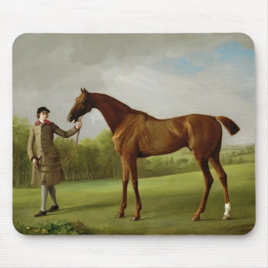 George Stubbs | Luster, gehouden door een Groom, c Muismat (Voorkant)