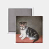 George Stubbs | Miss Ann White's Kitten, 1790 Magneet (Voorkant / Achterkant)