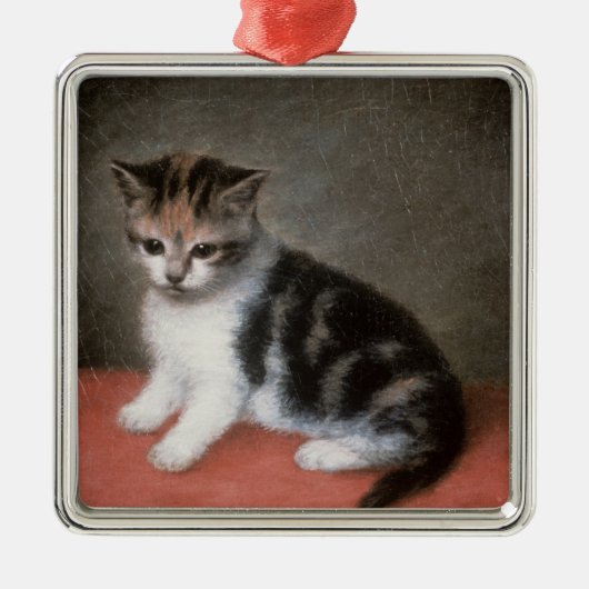 George Stubbs | Miss Ann White's Kitten, 1790 Metalen Ornament (Voorkant)