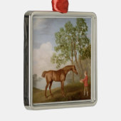 George Stubbs | Pompoen met een Stable-Lad, 1774 ( Metalen Ornament (Rechts)