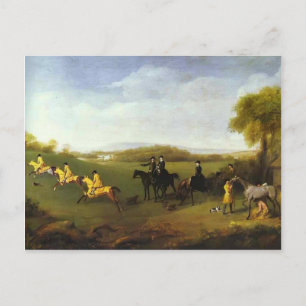George Stubbs- Racepaarden die tot de hertog behor Briefkaart
