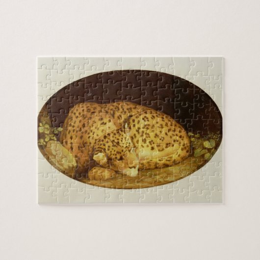 George Stubbs | Sleeping Leopard, 1777 (amel on Legpuzzel (Horizontaal)