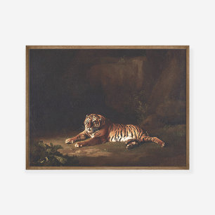 George Stubbs Tiger schilderij Art Print