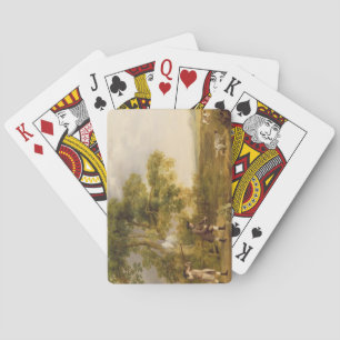 George Stubbs   Two Gentlemen Shooting (oil on can Speelkaarten