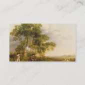 George Stubbs | Two Gentlemen Shooting (oil on can Visitekaartje (Achterkant)