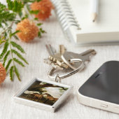 George Stubbs | Two Shafto Mares and a Foal, 1774 Sleutelhanger (Zijkant)