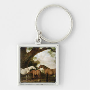 George Stubbs   Two Shafto Mares and a Foal, 1774 Sleutelhanger