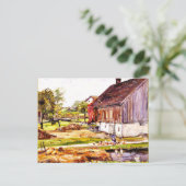 George Symons - Barnyard Scene Briefkaart (Staand voorkant)