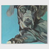 George the Great Dane Wrapping Paper Cadeaupapier (Vlak)