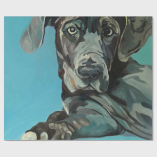 George the Great Dane Wrapping Paper Cadeaupapier