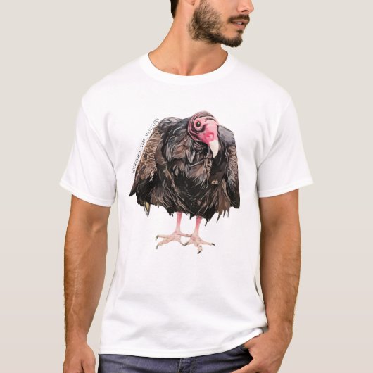 George the Turkey Vulture T-Shirt (Voorkant)