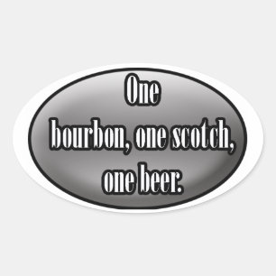 George Thorogood Ovale Sticker
