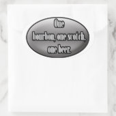 George Thorogood Ovale Sticker (Tas)