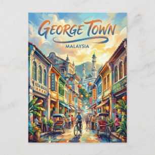 George Town Maleisië Briefkaart