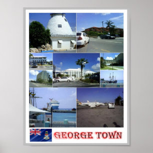 George Town - Mosaic - Kaaimaneilanden - Poster
