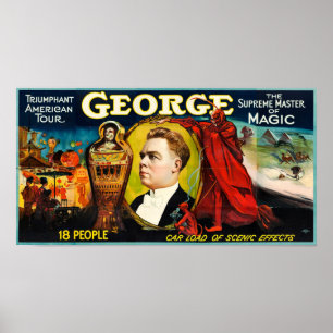 George —Triumphant American Tour Poster