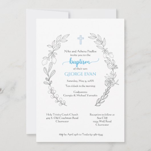 George Uitnodiging (Voorkant)