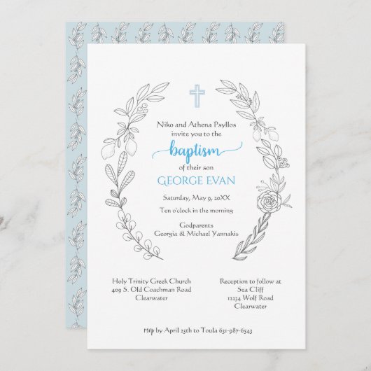 George Uitnodiging (Voorkant / Achterkant)