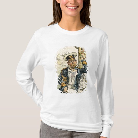 George V, 'The Simple' van de Royal Navy T-shirt (Voorkant)