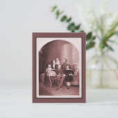 George V van Hanover en familie Briefkaart (Staand voorkant)