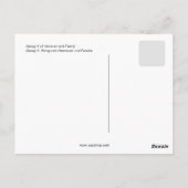 George V van Hanover en familie Briefkaart (Achterkant)