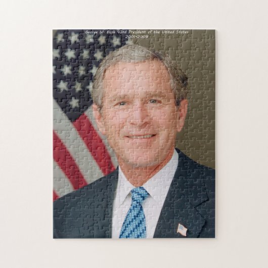 George W. Bush 43e president van de Verenigde Stat Legpuzzel (Verticaal)