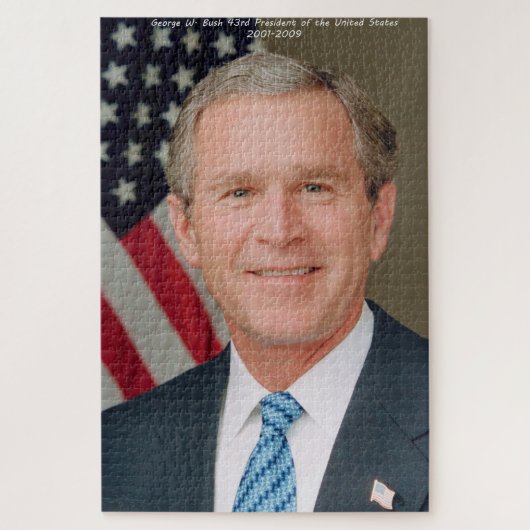 George W. Bush 43e president van de Verenigde Stat Legpuzzel (Verticaal)