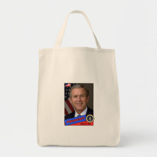 George W. Bush-honkbalkaart Tote Bag