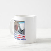 George W Struik - Amerika heeft een Cowboy nodig Koffiemok (Voorkant links)